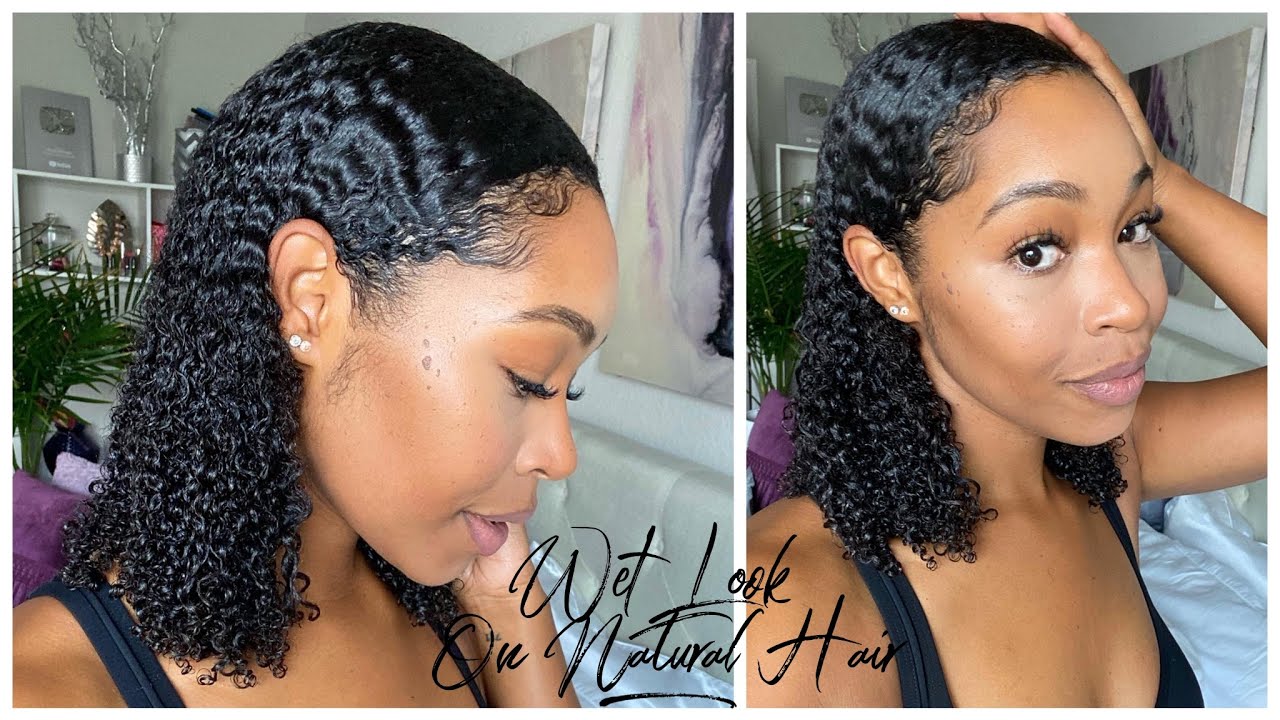 Wet Look On Natural Hair