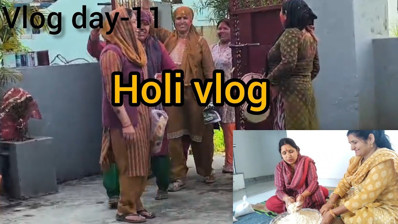 Holi Vlog 2026 🎨 | Homemade Gujiya Recipe + Festival Preparation