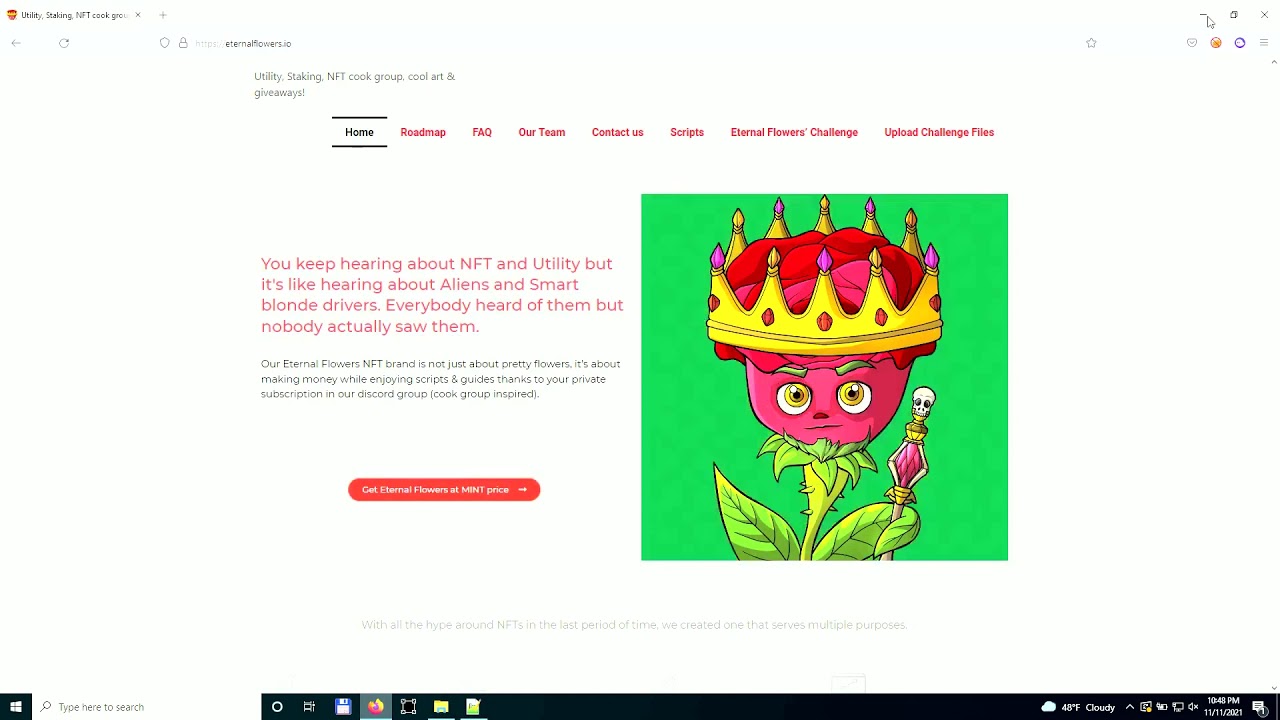 Solana NFT CLI Minter Bot Eternal Flowers NFT SOL MINT script v1
