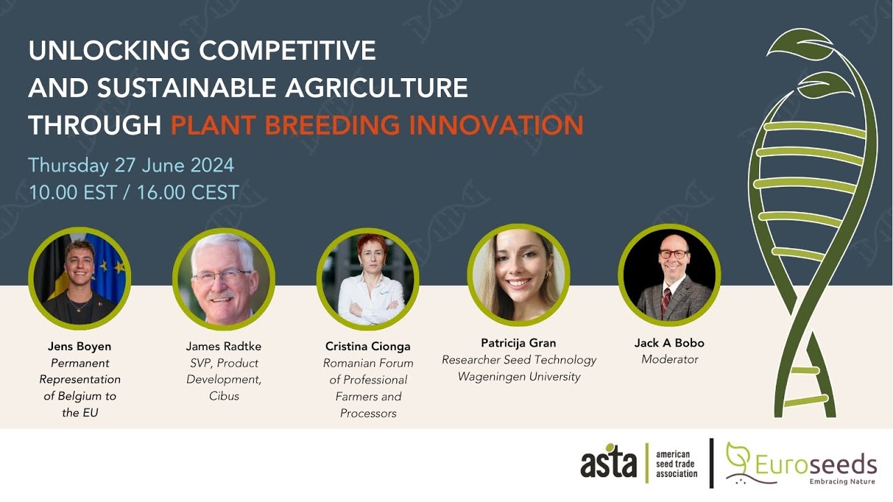 Webinar: Unlocking Competitive and Sustainable Agriculture Through Plant Breeding Innovation