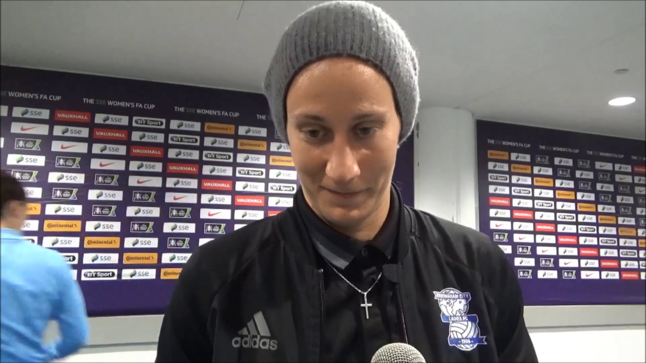 20170513 SSE Women FA Cup Final 2017   Interview with Ann Katrin Berger   Birmingham City