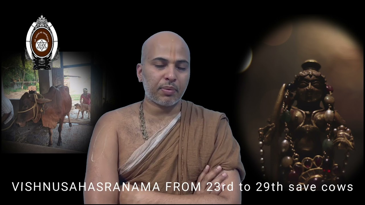 Vishnu Sahasranama from 23rd to 29th, collective effort of prayer for the protection of cows