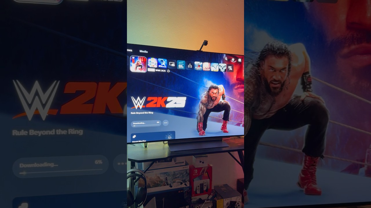 Wwe 2k25 2025 Ps5 لعبة مصارعة جديدة على