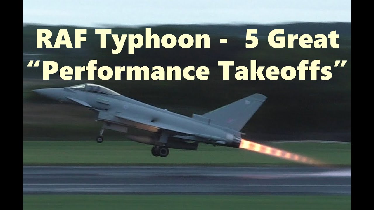 Typhoon - Performance Takeoffs [4K/UHD]