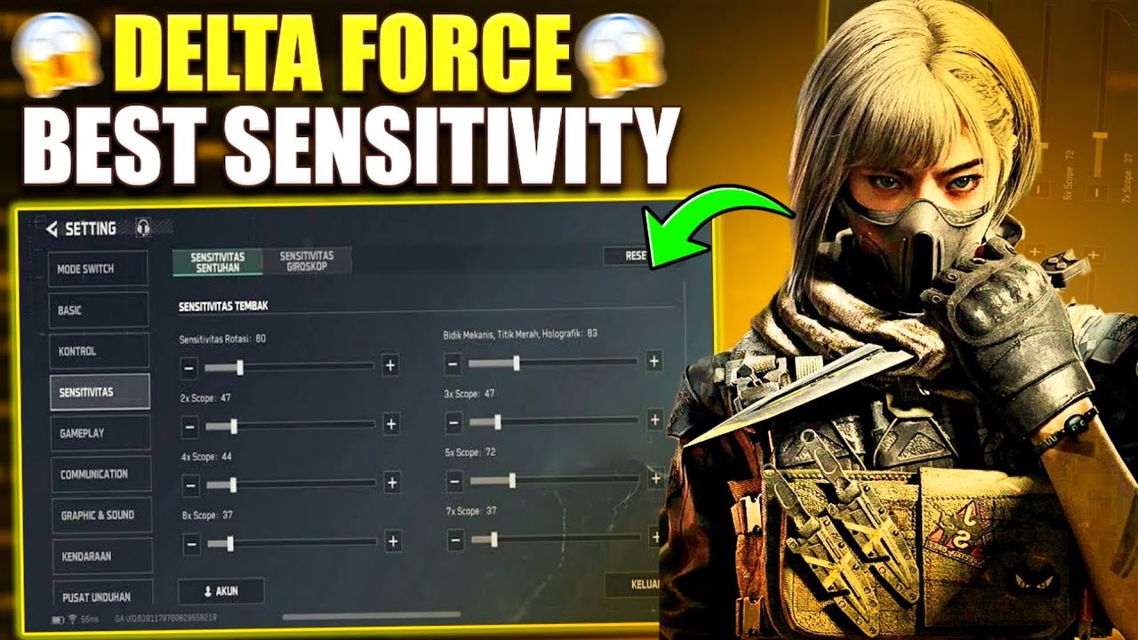 Delta Force Mobile Best Sensitivity Settings | No Recoil + Smooth Gameplay