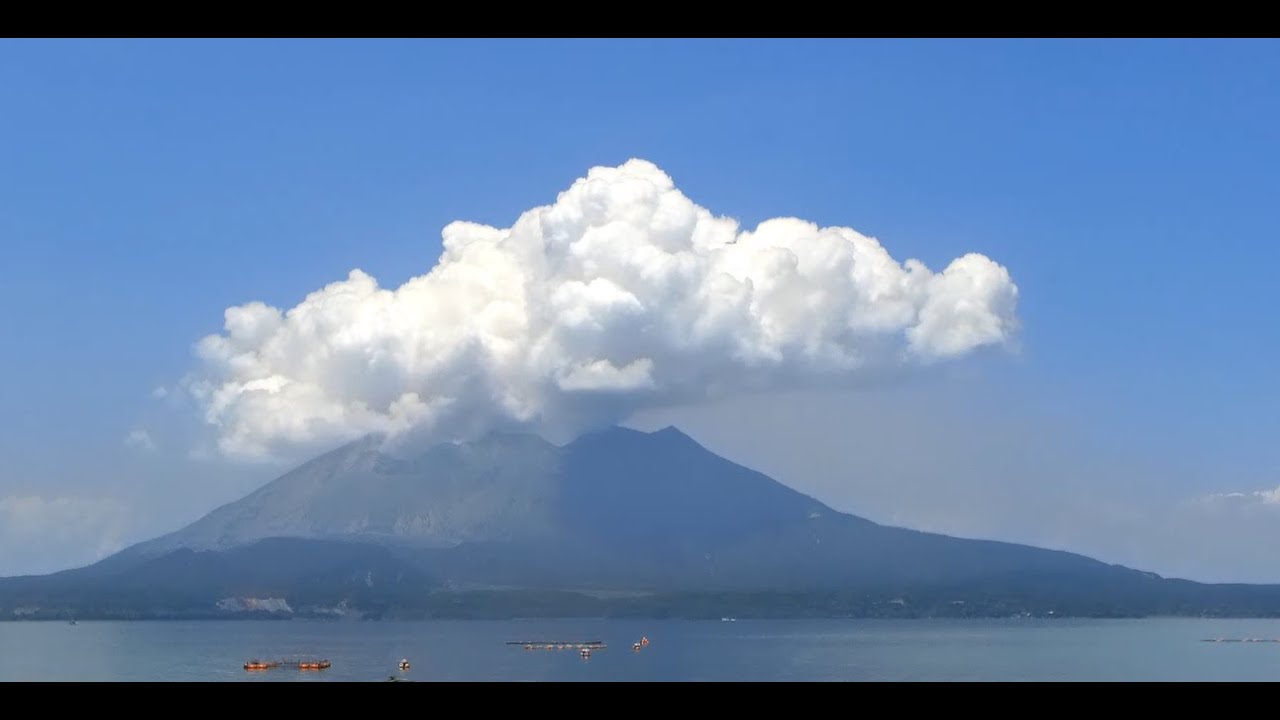桜島の噴煙・あなたにも聞こえました？人の話し言葉にしか聞こえない音