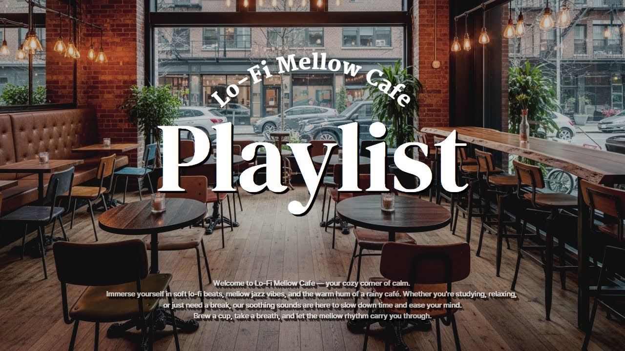 [▶Playlist] Lo-Fi Mellow Cafe – Calm Lo-Fi Jazz Beats for Stress Relief & Focus