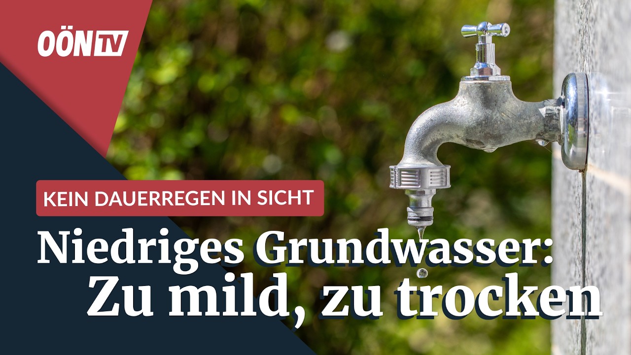 Niedriges Grundwasser: 