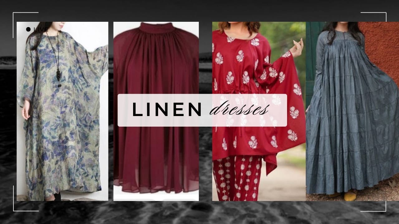 linen dresses ideas(fashion trends)#linen #linenfashion #linendresses #linendressdesign#girlsfashion