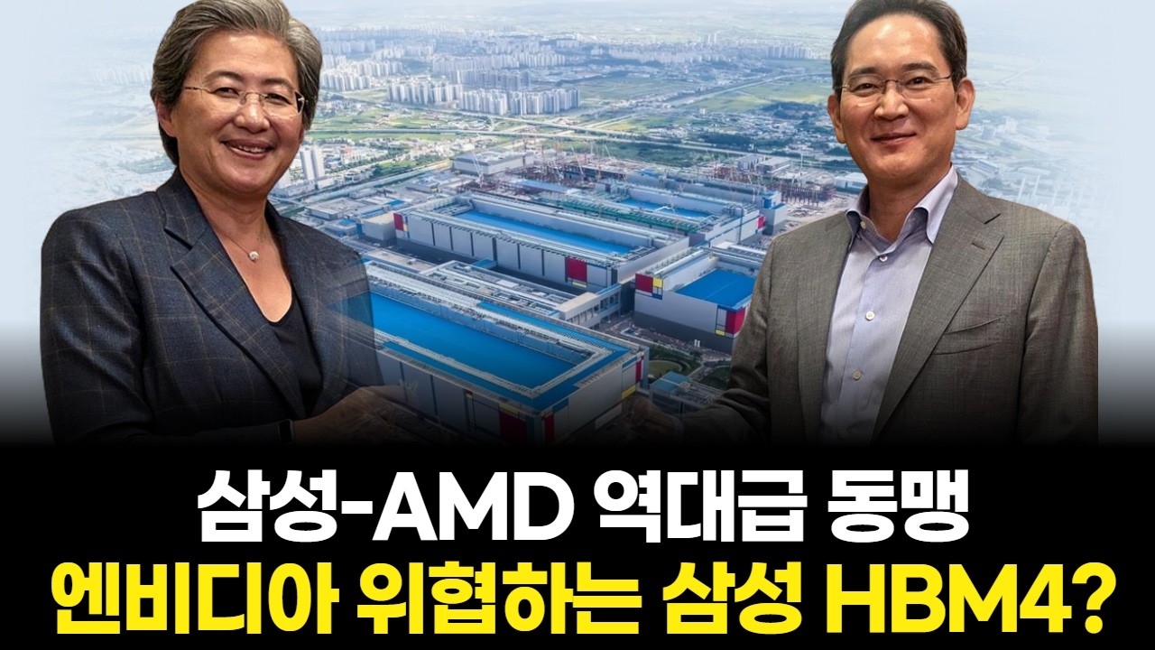 삼성-AMD 역대급 동맹, 엔비디아 위협하는 삼성 HBM4?