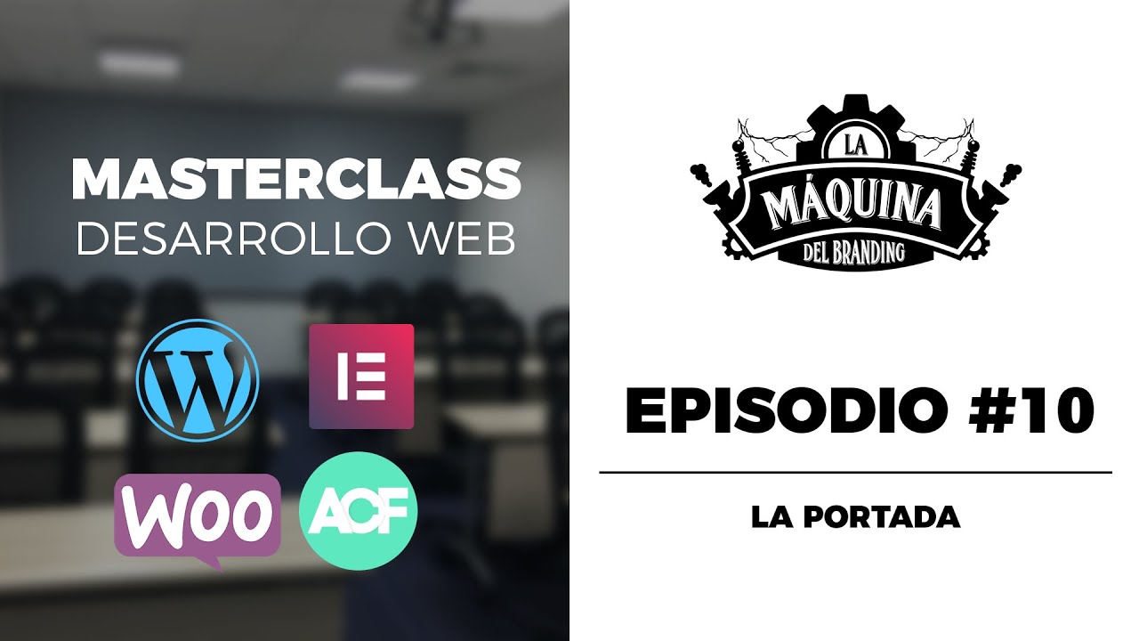 Curso de páginas web con Elementor #10 - TUTORIAL Diseño de portada