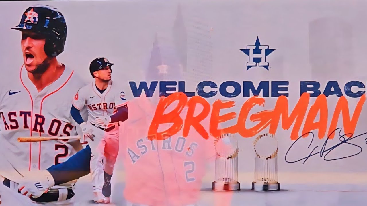 Alex Bregman returns to Daiken Park, Houston for first time. Tribute POV.