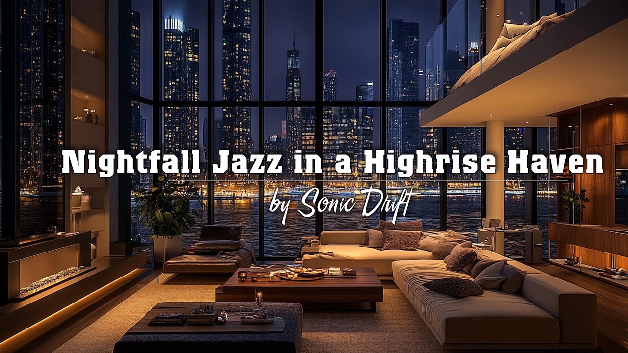 Nighttime Jazz & Rain Sounds &ndash; Relaxing City View Ambience