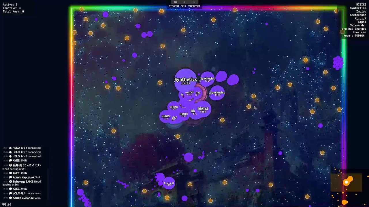 AGARIO TOURNAMENT LIVE [HOSTED BY EXOTIC CLAN]