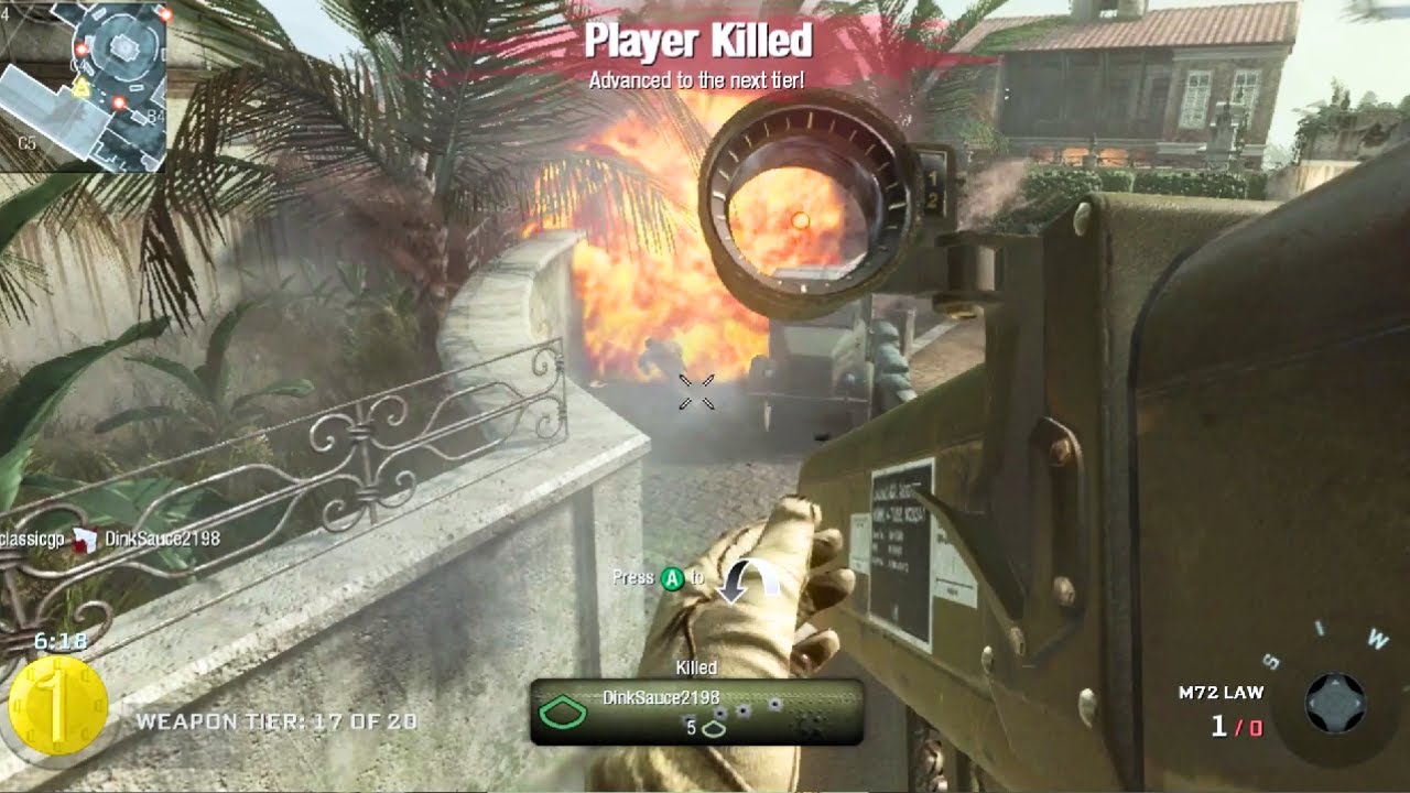 Call of Duty Black Ops 1: Gun Game Multiplayer Gameplay