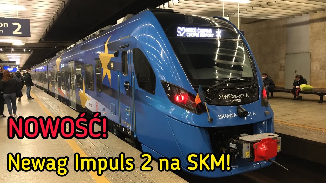 NOWOŚĆ! Newag Impuls 2 SKM Warszawa jeździ już na linii S2!