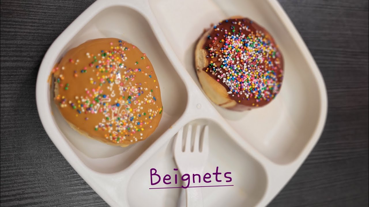 BEIGNETS au four ..sans friture  l&eacute;ges et moelleux 🤤🍩..