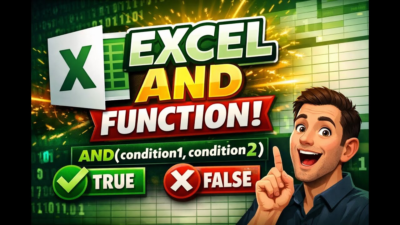 Excel AND Function Explained | Step-by-Step with Examples