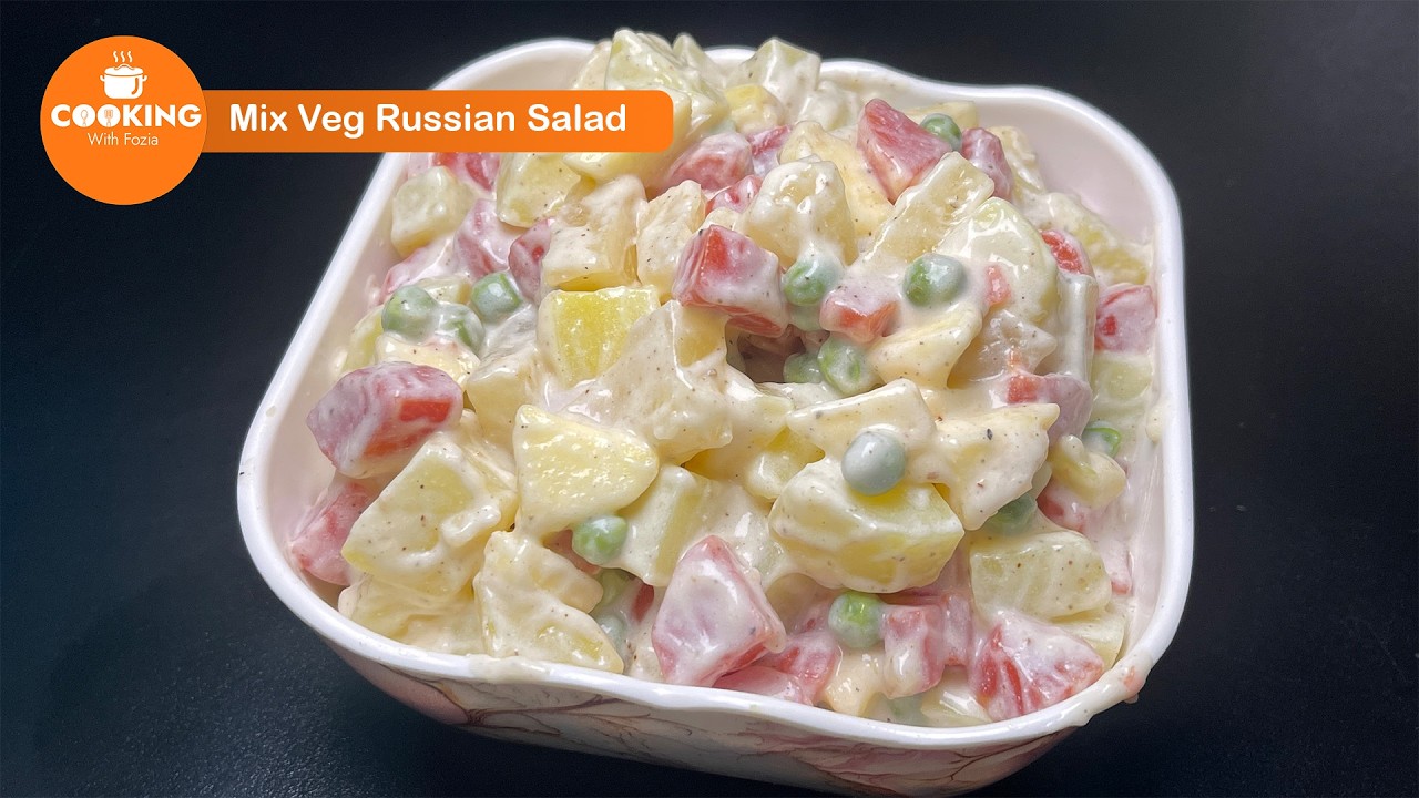 Ramzan Special Mix Vegetable  Russian Salad Recipe By CWF |