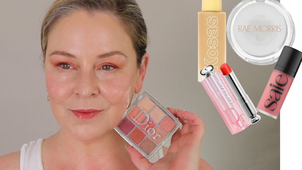 New! Dior Backstage Coral Palette & Lip Glow + Other New To Me Make Up - Mature Skin Friendly!
