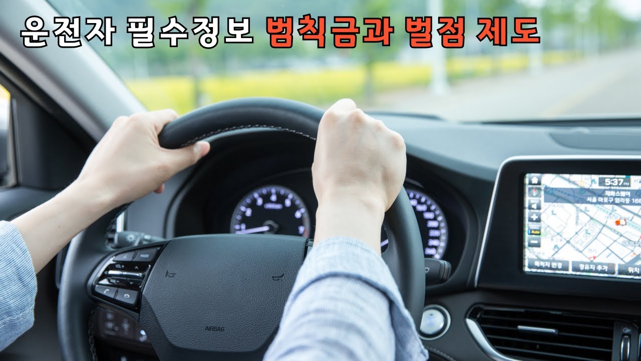 교통 범칙금과 벌점 쉽게 이해하기!