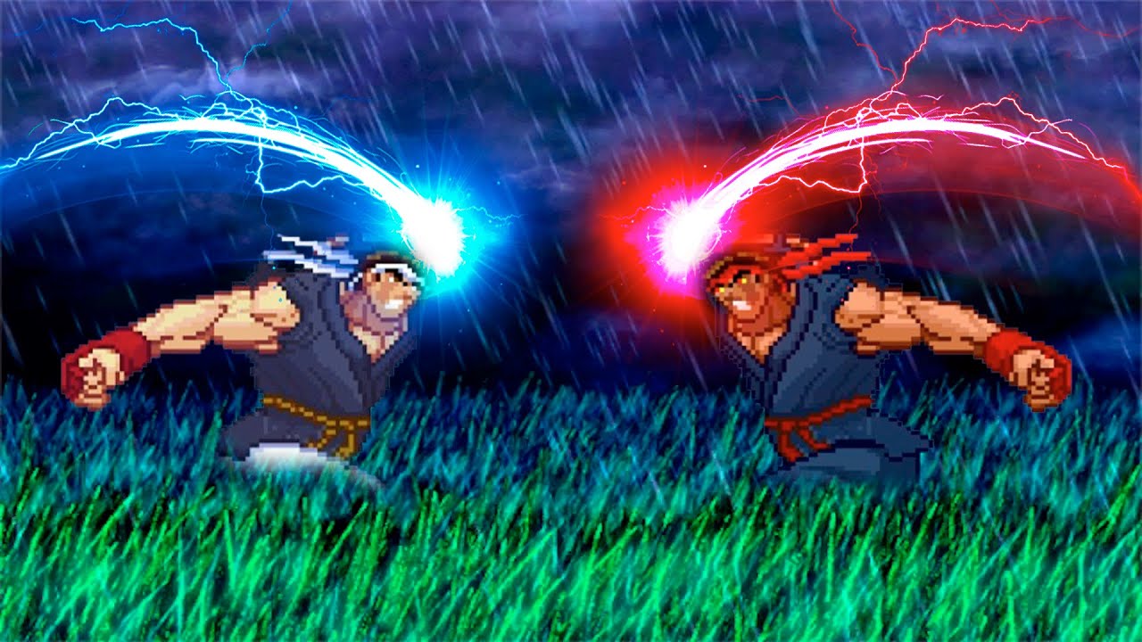 SHIN RYU VS EVIL RYU