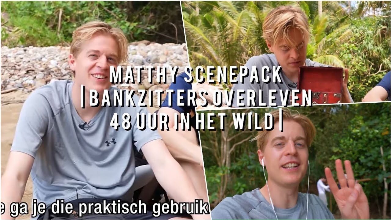 BANKZITTERS OVERLEVEN 48 UUR IN HET WILD | matthy scenepack | 1080p/4k