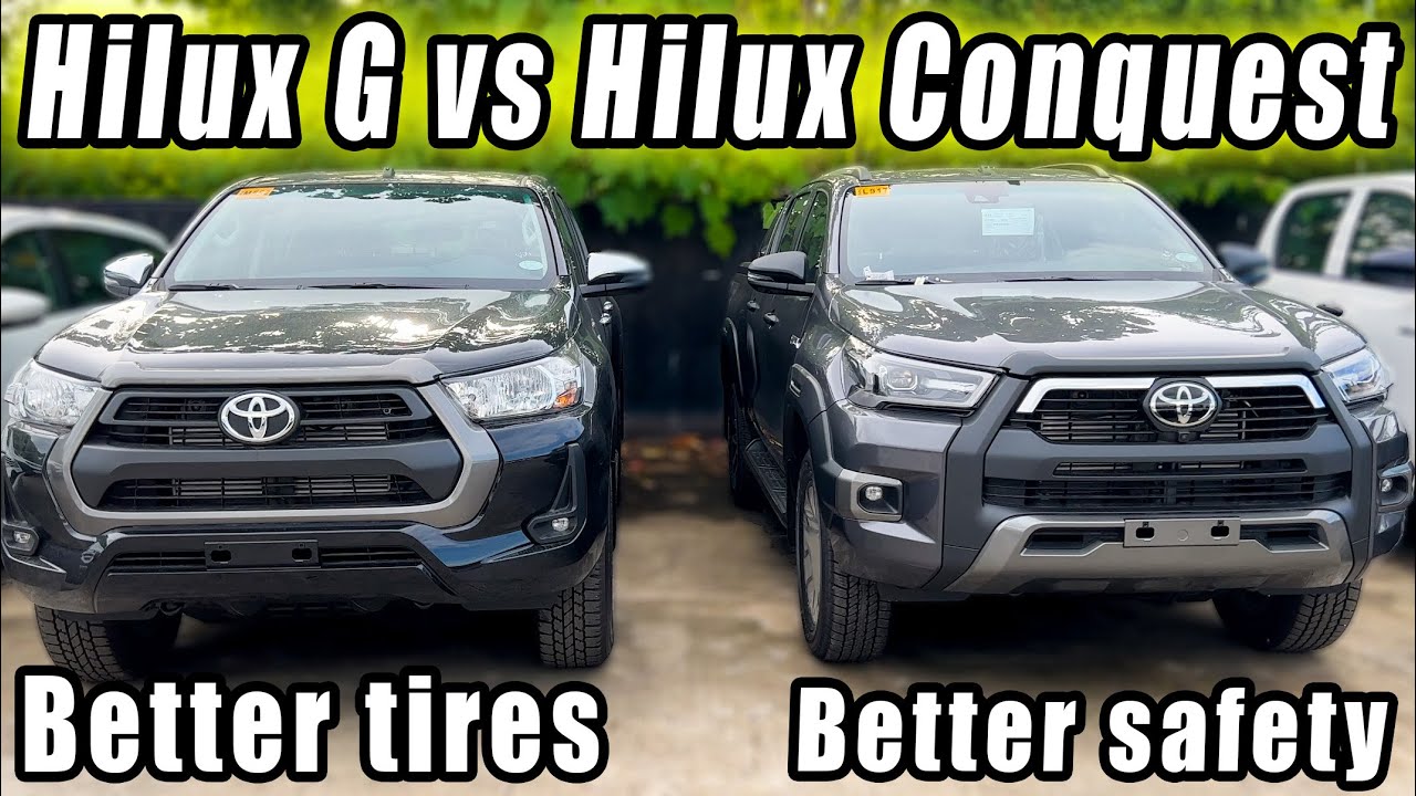 2023 Toyota Hilux Conquest 4x2 vs Hilux G | is it worth getting the upgraded one?