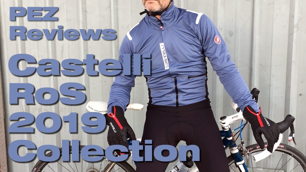 PEZ Reviews Castelli RoS Jacket Gloves Shoecovers Cap and Bibtights