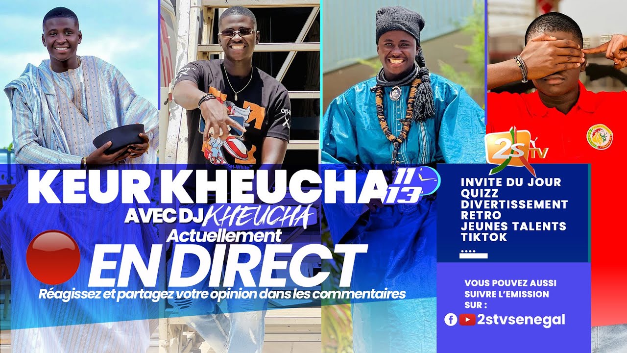 🔴 SUIVEZ 11-13 AVEC DJ KHEUCHA & RACKY AIDARA - JEUDI 7 DÉCEMBRE 2023