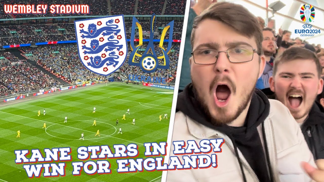 SAKA STRIKES as ENGLAND beat UKRAINE!!! | Matchday Vlog @ Wembley Stadium