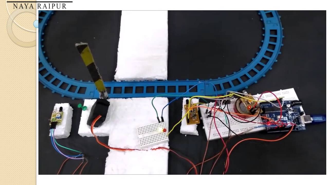 AUTOMATIC RAILWAY GATE CONTROLLER USING ARDUINO BOARD