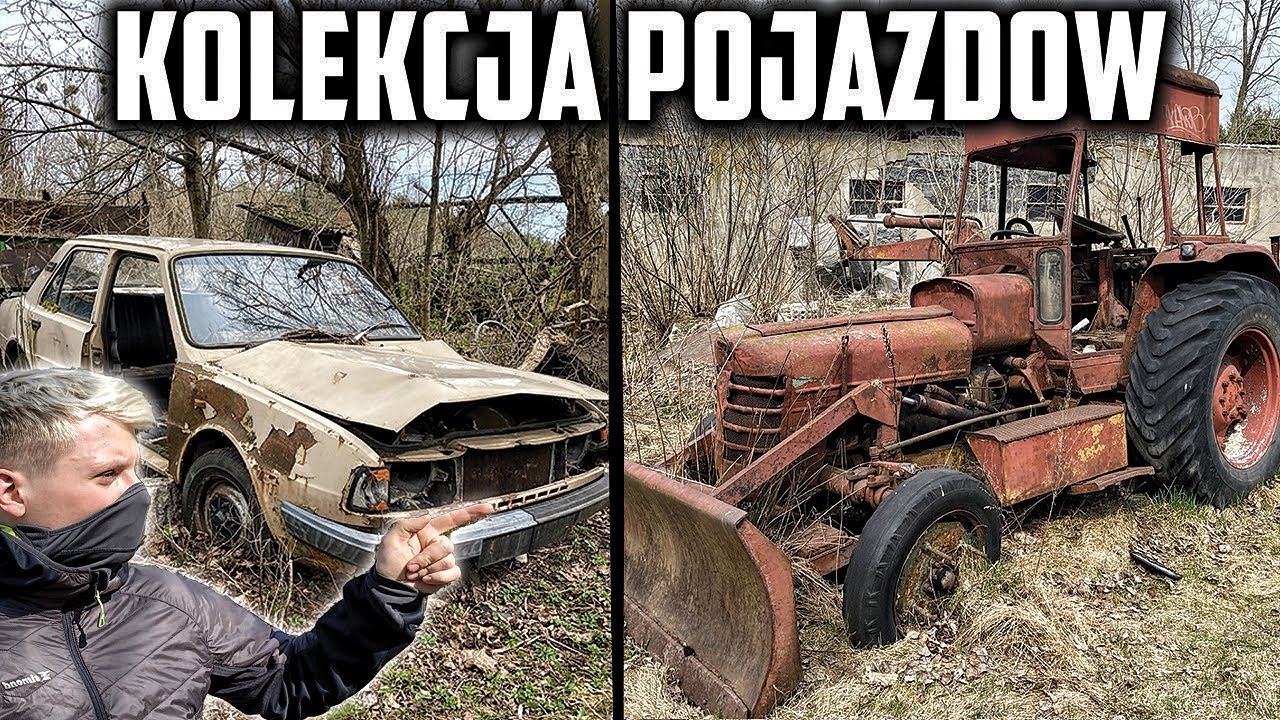 DZIAŁKA Z OPUSZCZONYMI SAMOCHODAMI I CIĄGNIKAMI - URBEX POV