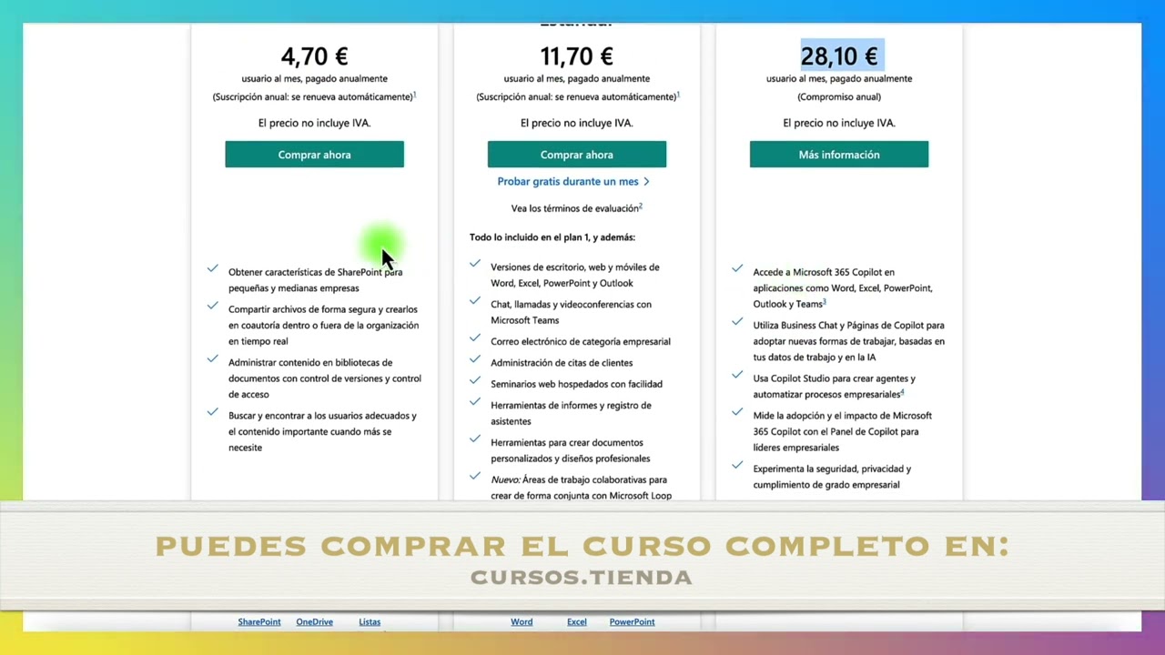SharePoint - Tema 1.5 Facturación