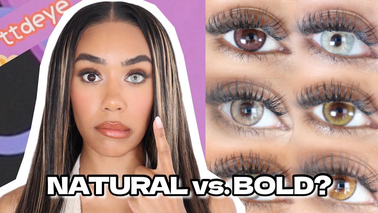 BOLD vs. Natural Contacts From TTDEYE ✨👀 Testing NEW ARRIVALS! Prescription Contacts Under $25