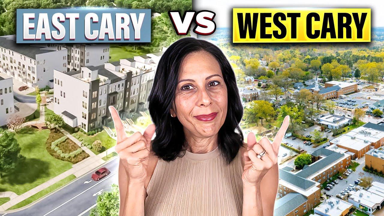 East Cary vs West Cary | LIVING in CARY NC 2025 Guide #CaryNC #EastCaryvsWestCary  #MovingToRaleigh