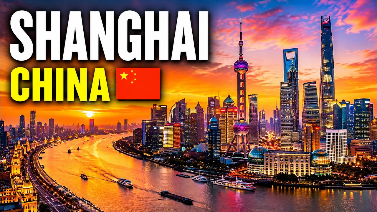SHANGHAI CHINA in Breathtaking 4K Ultra HD HDR 60fps Drone Video