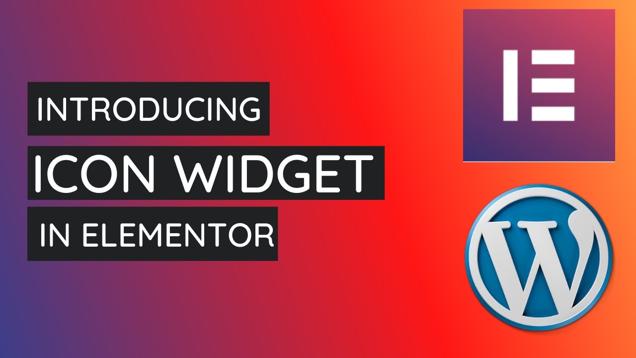 Elementor Tutorial - How to Add and Style Icon Widget in WordPress