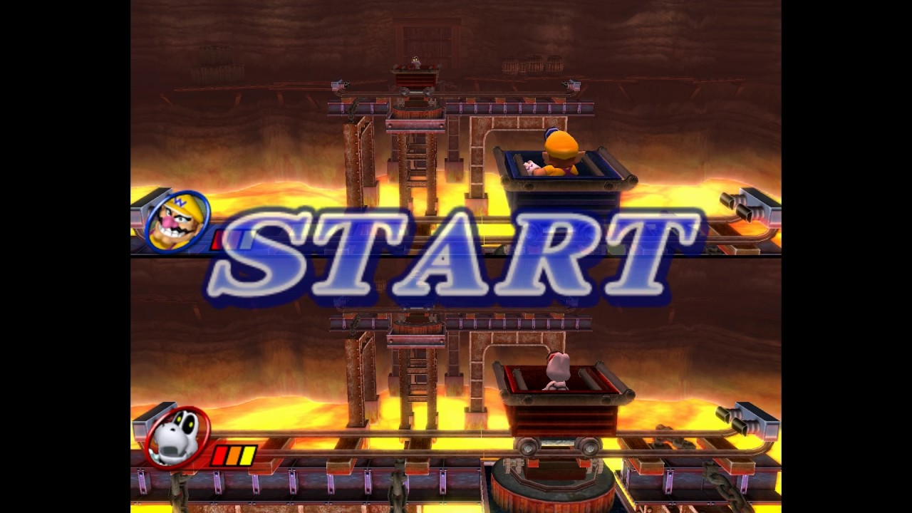 Mario Party 8 minigame: Lava Lobbers 60fps