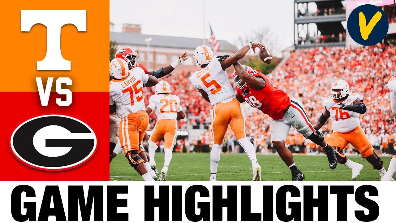 #1 Tennessee at #3 Georgia | 2022 College Football Highlights
