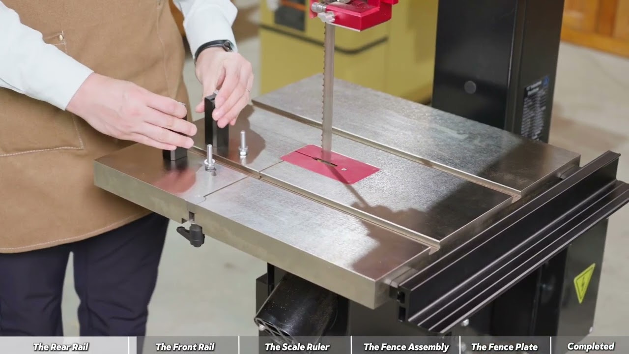 BIG EYE B-70 Bandsaw Rip Fence Installation Tutorial
