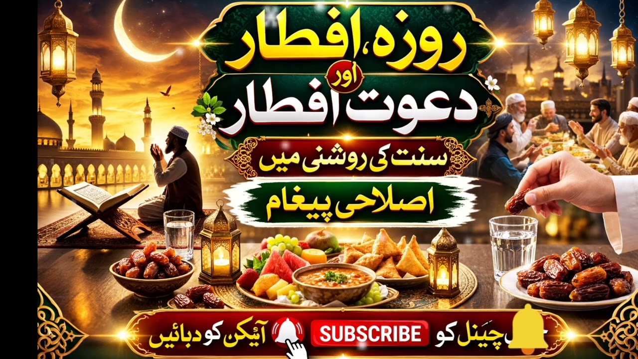مبارک ماہِ رمضان کے خصوصی اعمال اور افطار کی حقیقی روح