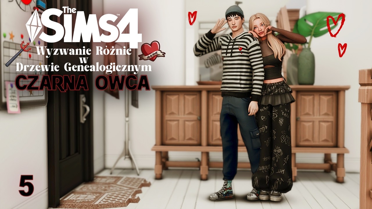 Włamanie do akt...? 💣💋CZARNA OWCA💋#5 |WYZWANIE RÓŻNIC W DRZEWIE GENEALOGICZNYM| THE SIMS 4