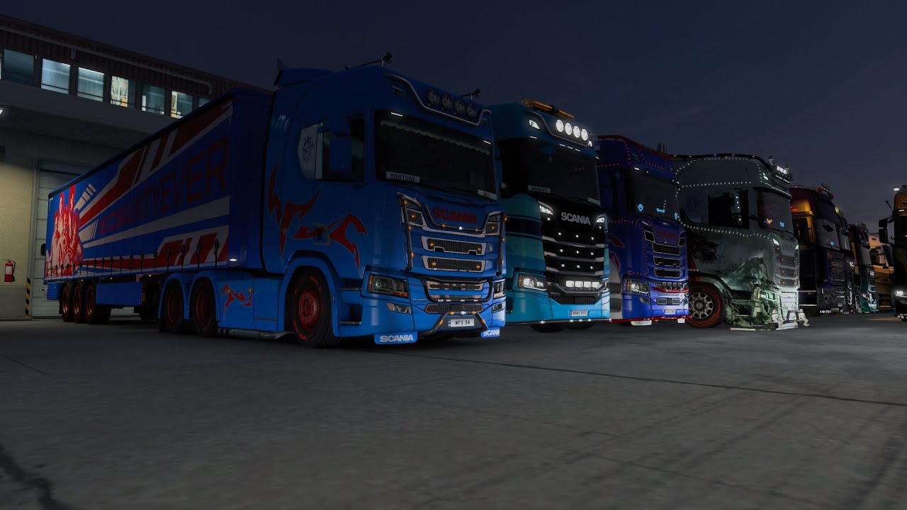 euro truck simultor mp  truckersmp official convoy febrary