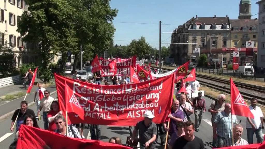 Aktionstag Alstom Mannheim 30.05.2011