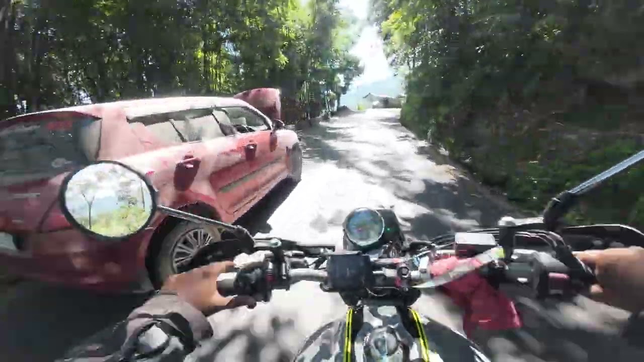Honda cb350 Rs 2025 Exhaust sound| POV| Dangerous Road curve | North bengal#youtube #travel#explore 