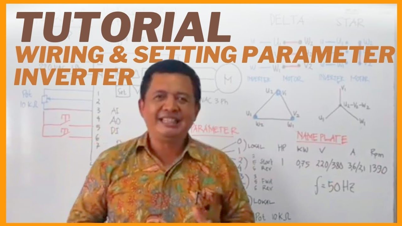 Belajar Wiring & Setting Inverter Panasonic VF0: Kendali Motor AC 3 Phase