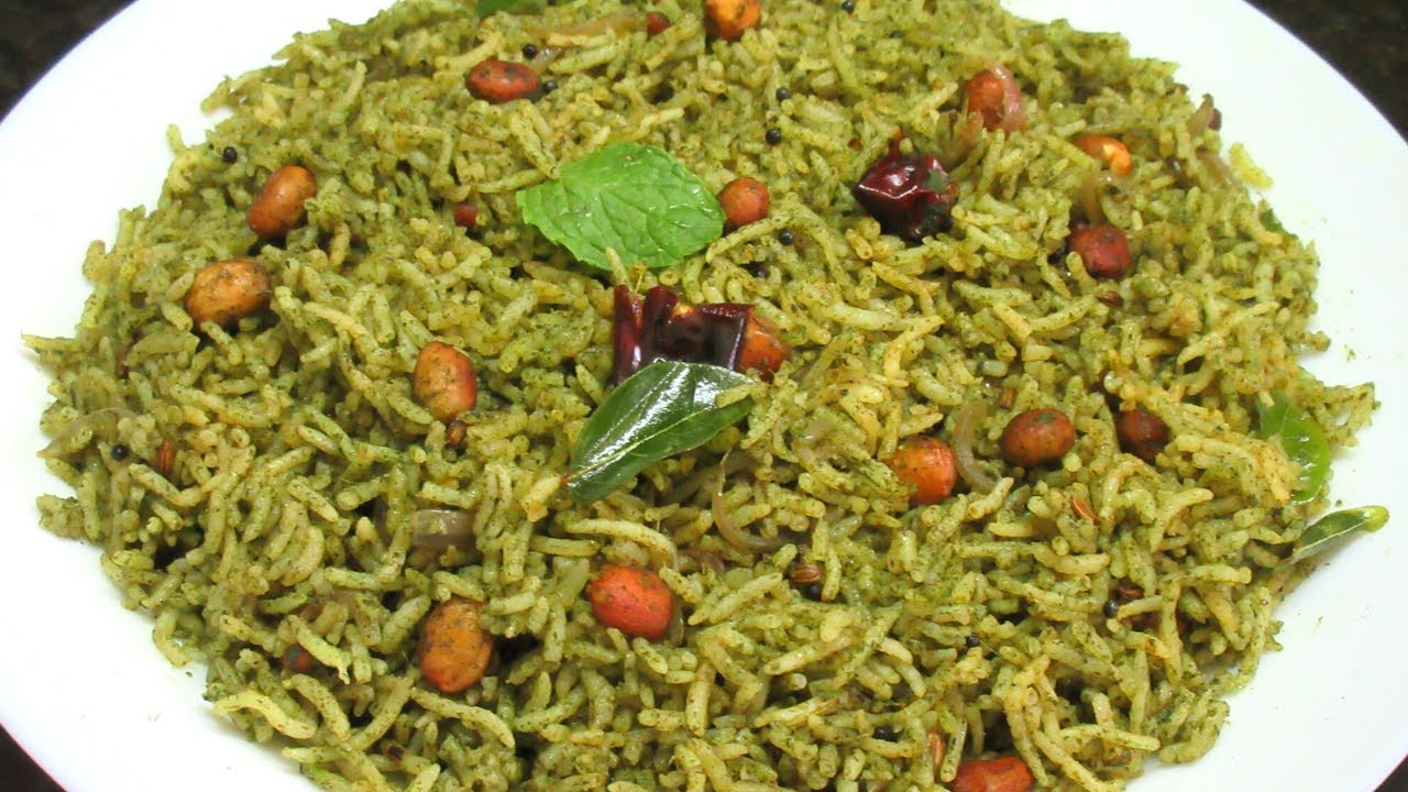 வீடே மணக்கும் சூப்பரான சாதம் இப்படி செய்ங்க  | Mint Rice in Tamil | Pudhina Sadham | Rice varieties