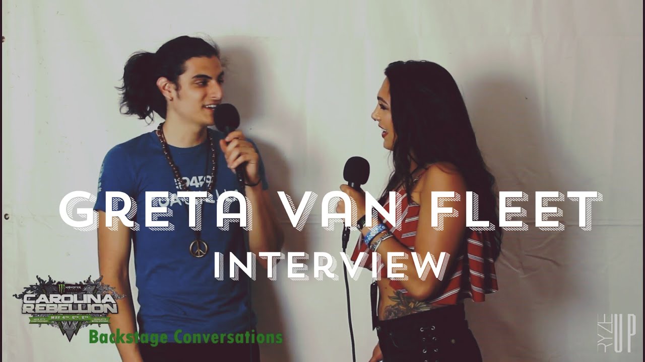 Interview with Danny Wagner of GRETA VAN FLEET at Carolina Rebellion 2018 | Backstage Conversations