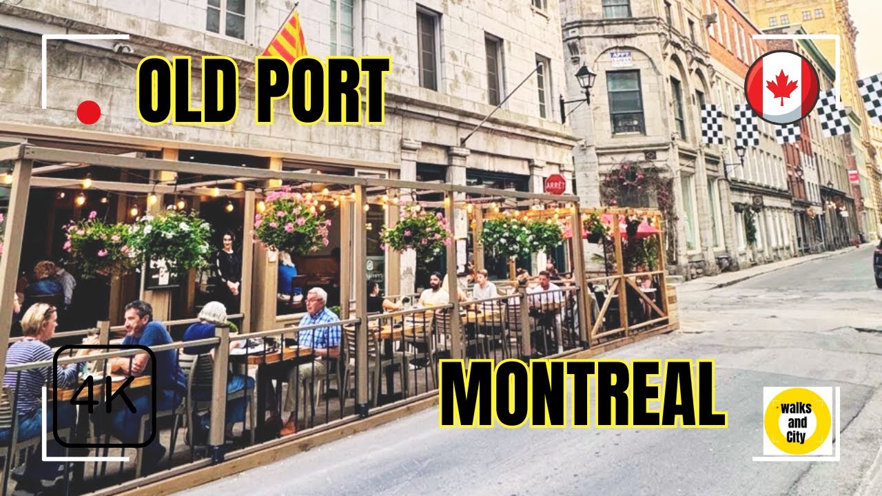 Old Montreal Walking Tour 2025 | Old Port of Montreal, Canada [4K]
